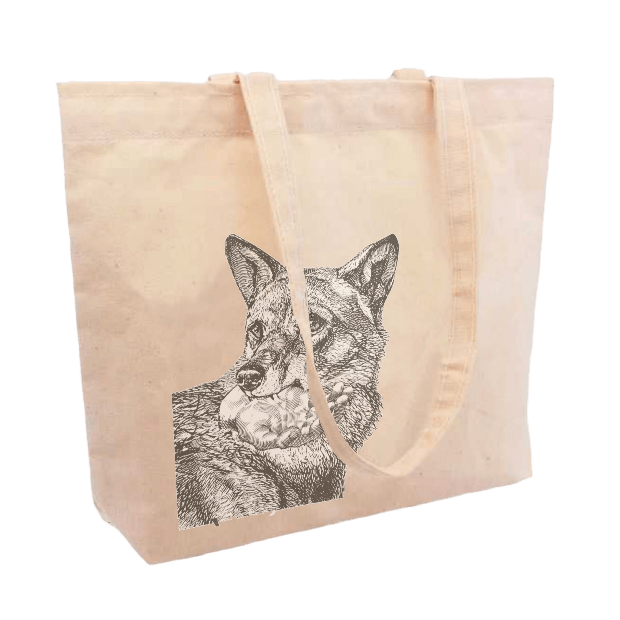 Bolsa del lobo de Màquina&Tabla en algodón orgánico