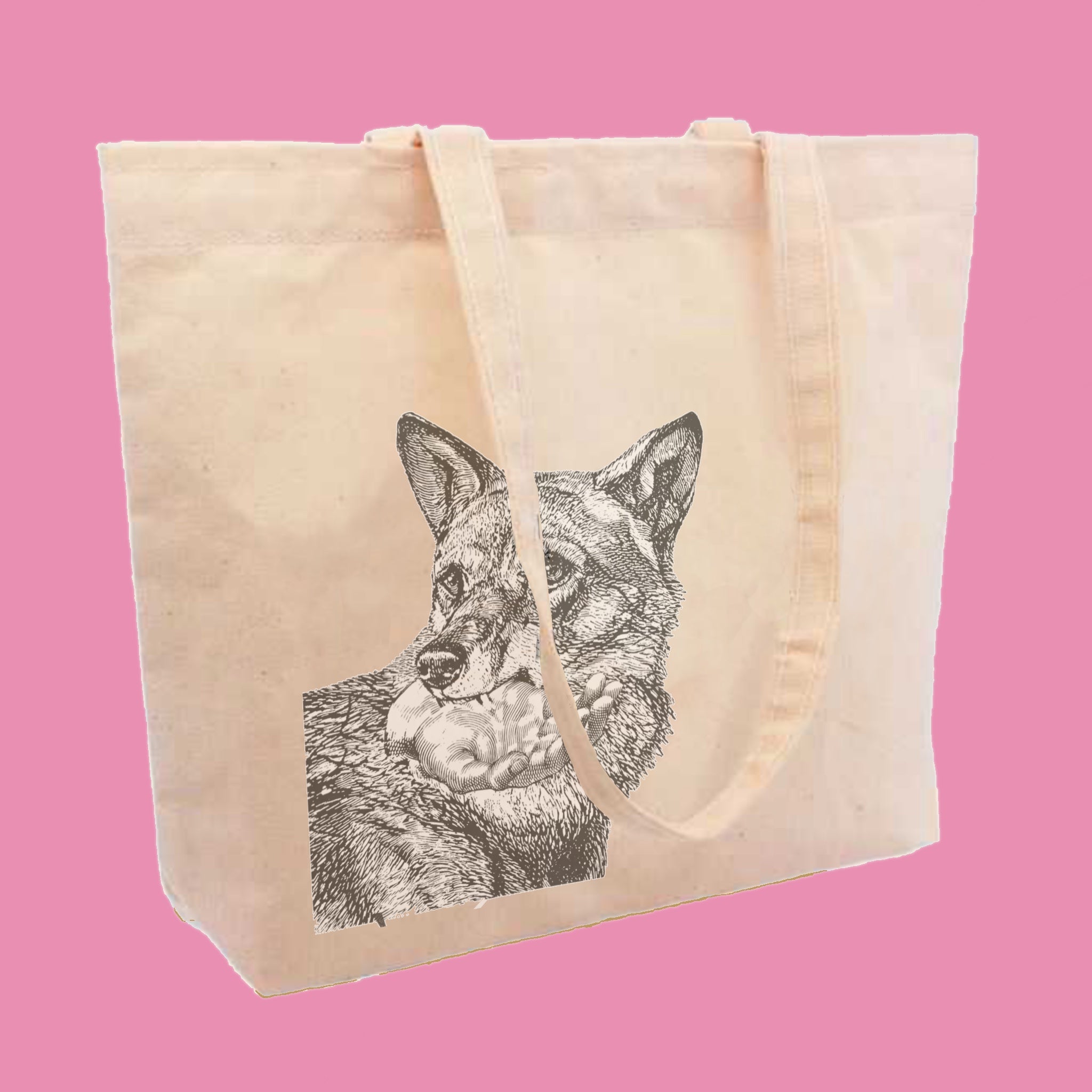 Bolsa del lobo de Màquina&Tabla en algodón orgánico