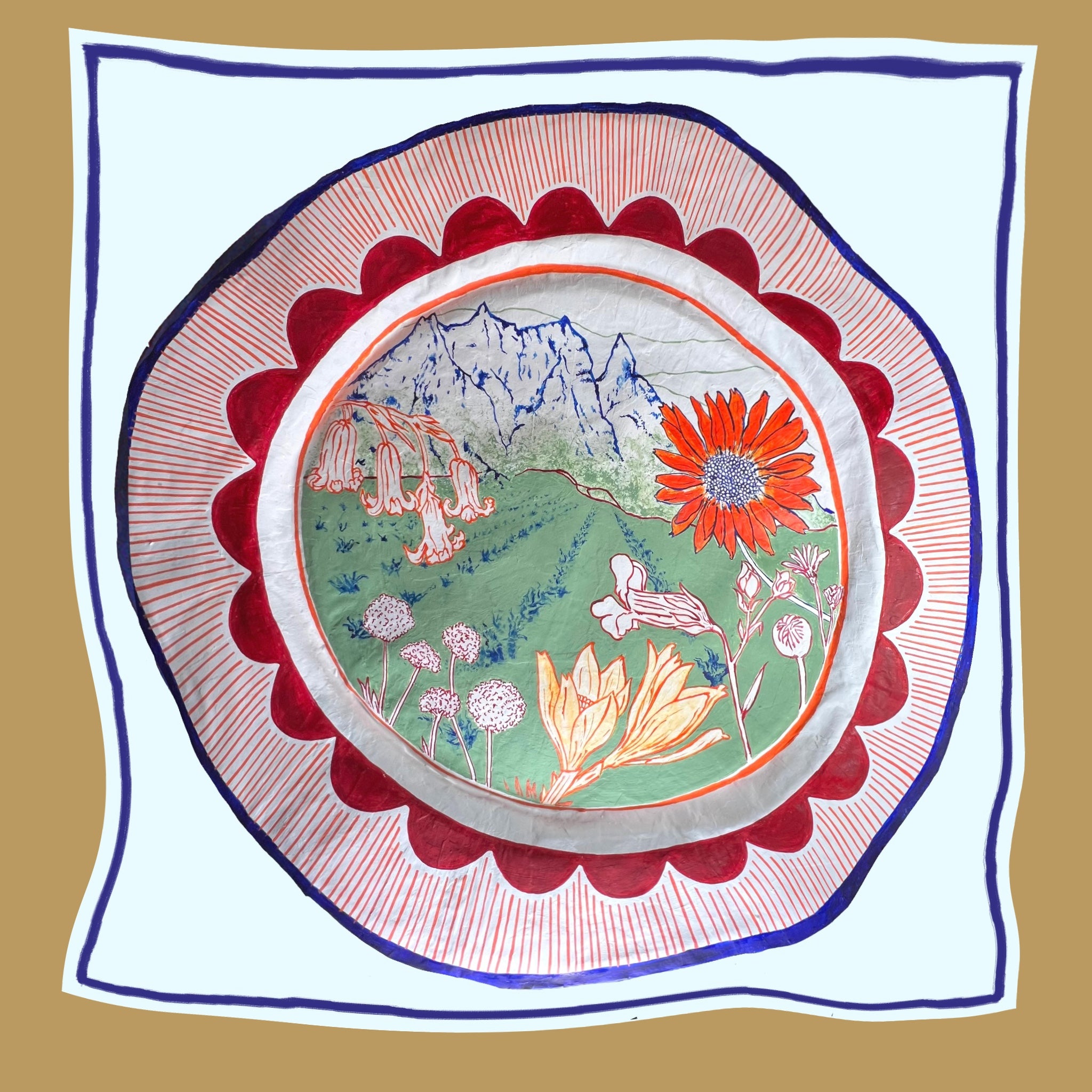 Pañuelo de popelina de algodón - Marcela Restrepo